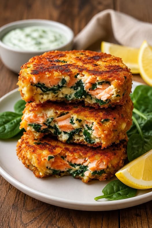 Mediterranean Salmon Patties
