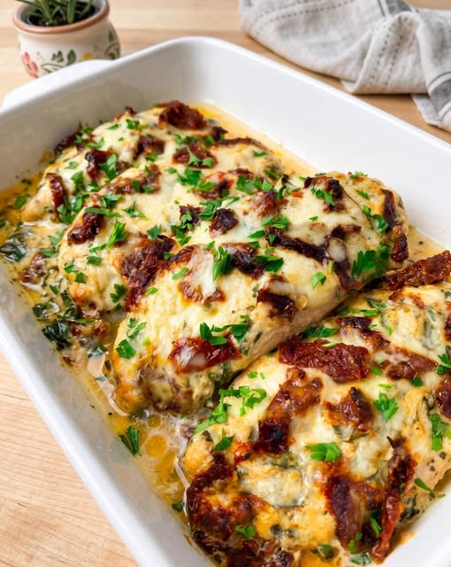 Baked Tuscan Chicken