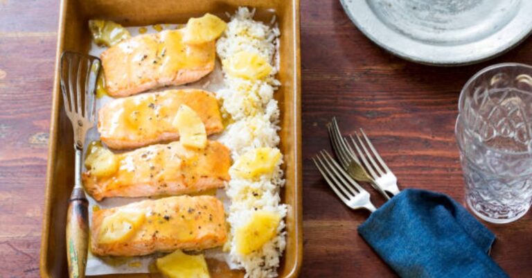 Honey Pineapple Salmon