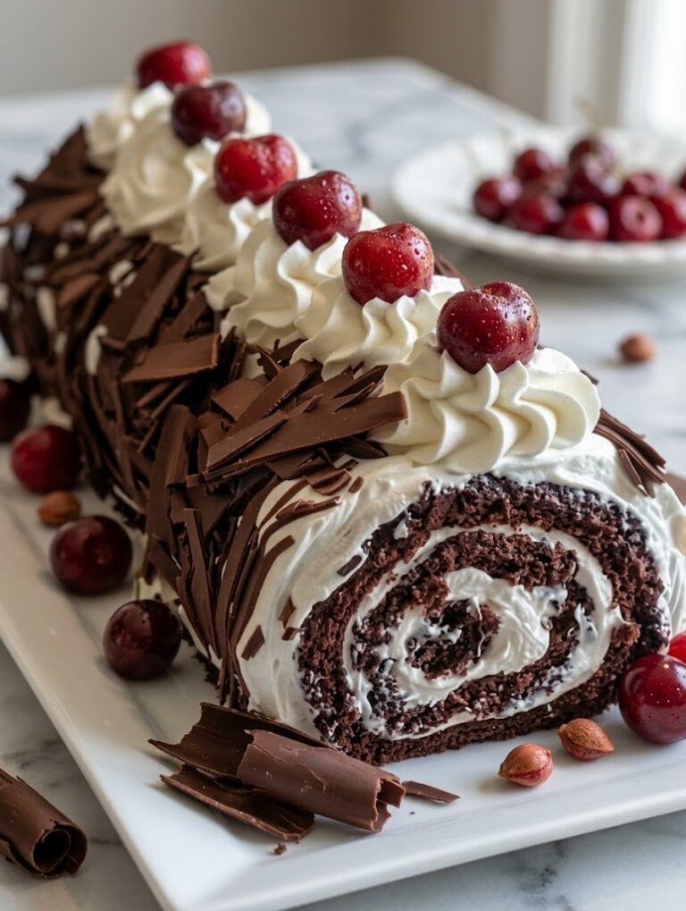 Black Forest Cake Roll