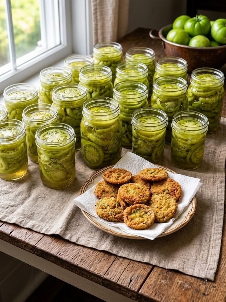Pickled Green Tomatoes