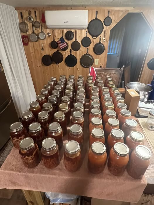 home-preserved food