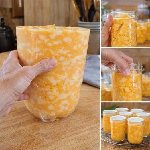 Canning Colby Cheddar Cheese