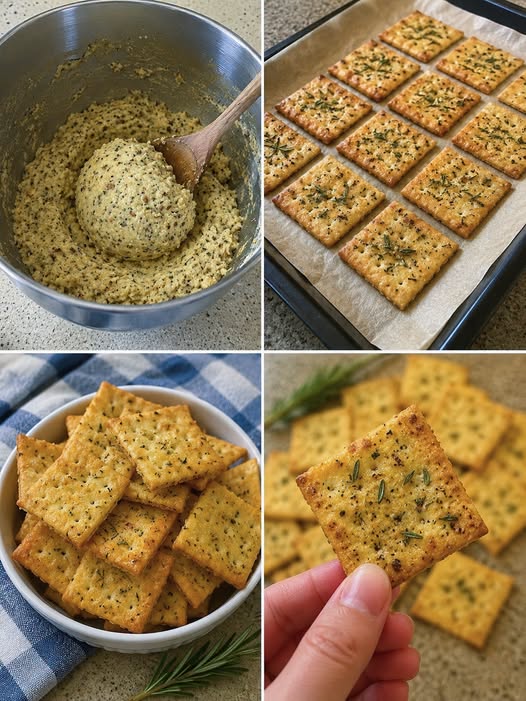 Keto Herb Crackers