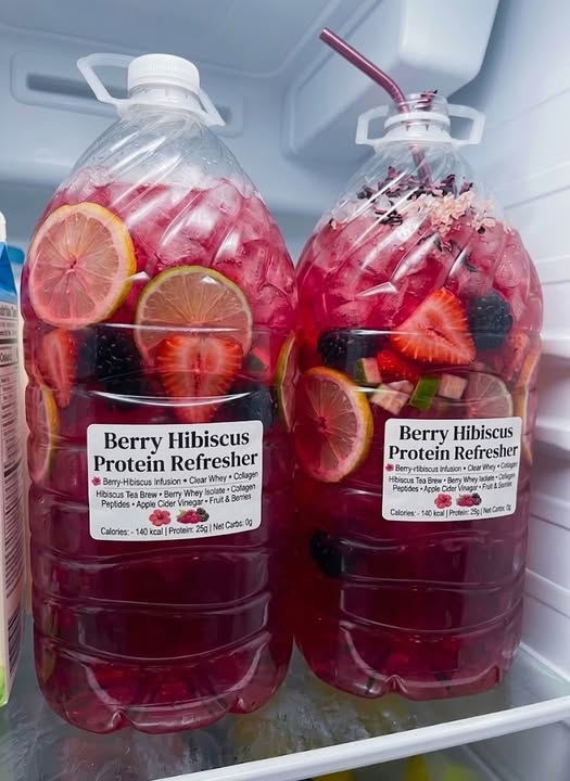 viral Berry Hibiscus Protein Refresher
