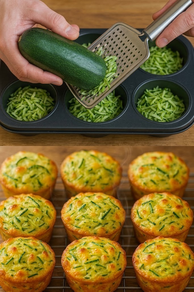 Zucchini Potato Carrot & Cheese Muffin