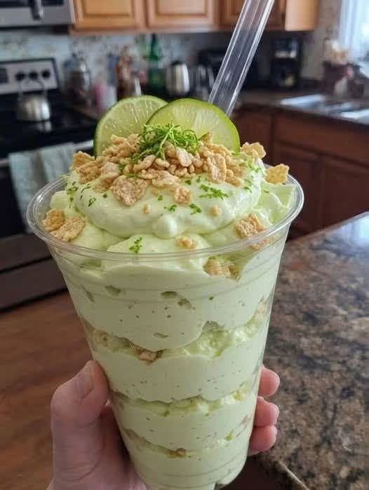 Lime Cheesecake Parfait Cups