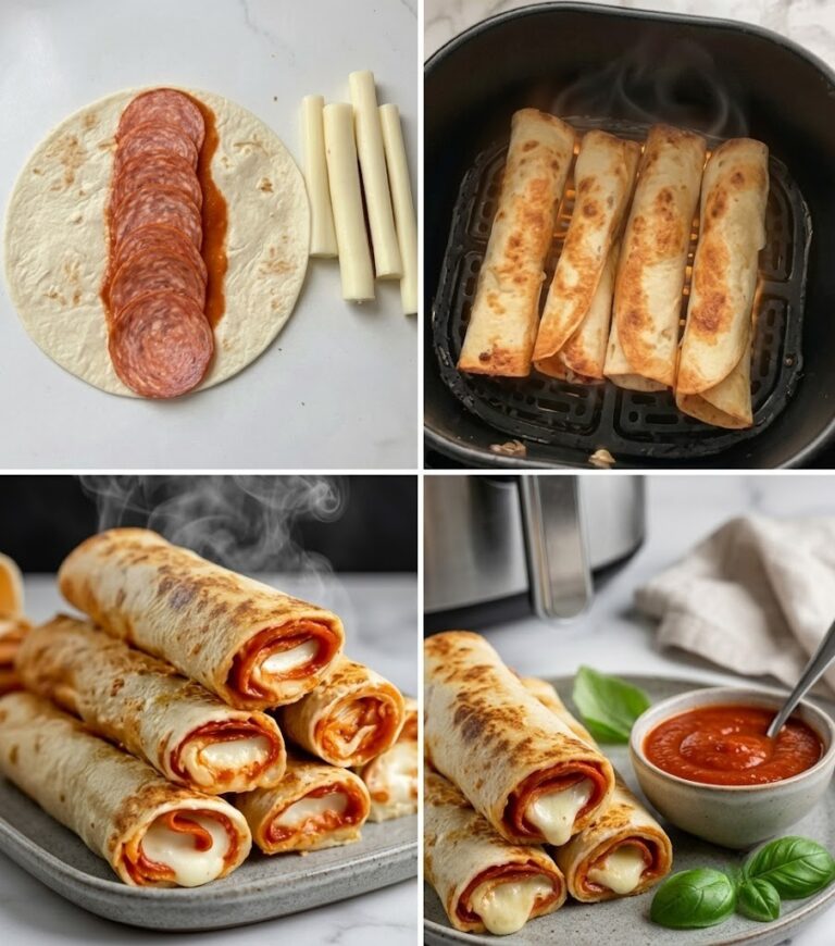 Air Fryer Pizza Roll-Ups