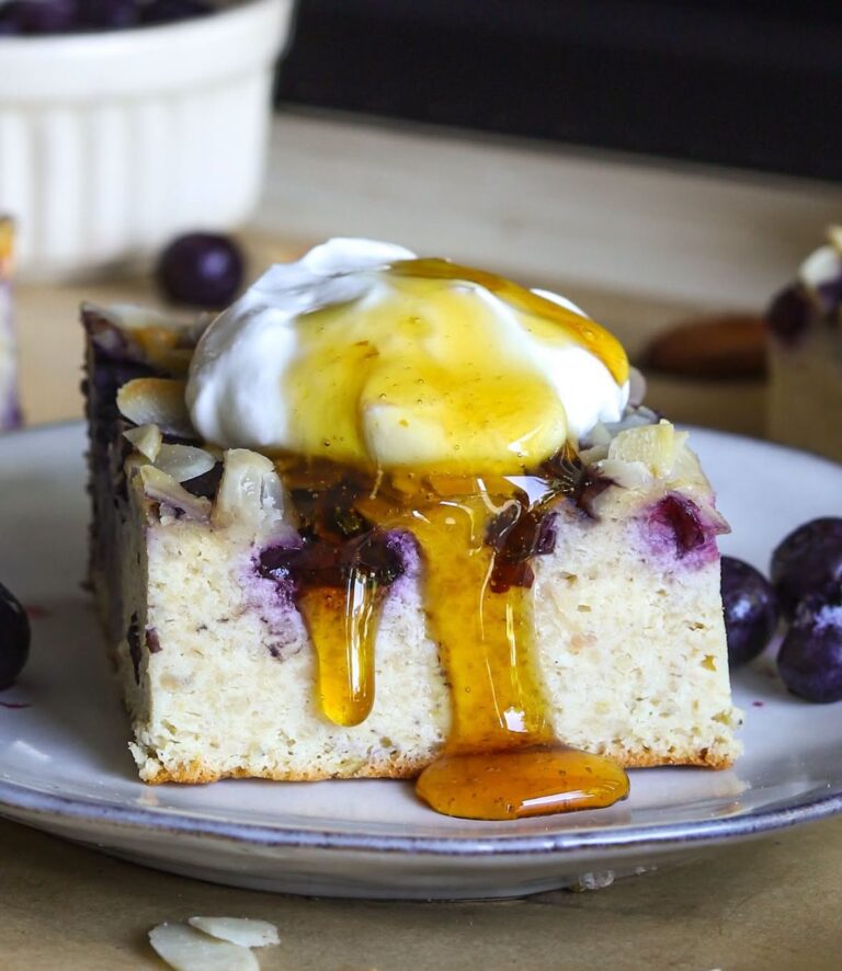 Blueberry Cottage Cheese Breakfast Bake