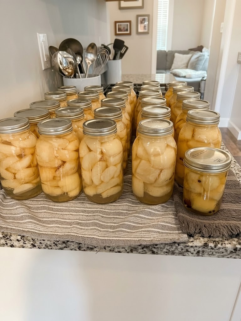 Home Canned Pears in Syrup