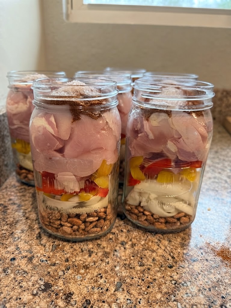 Canned Chicken Fajitas