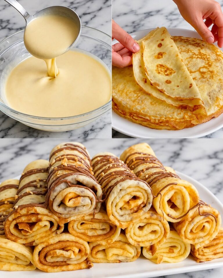 Nutella Pancake Rolls