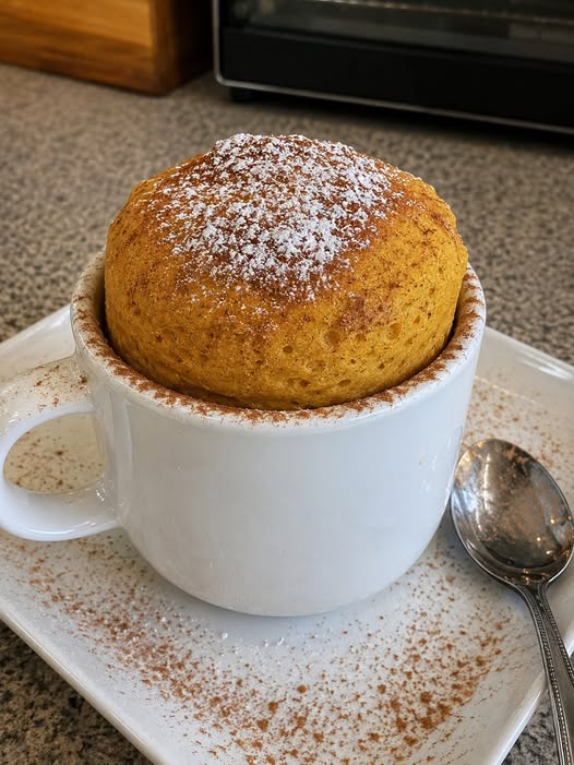 pumpkin mug cake
