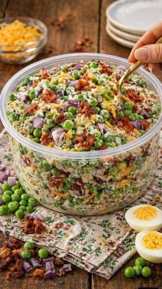 Creamy Pea Salad
