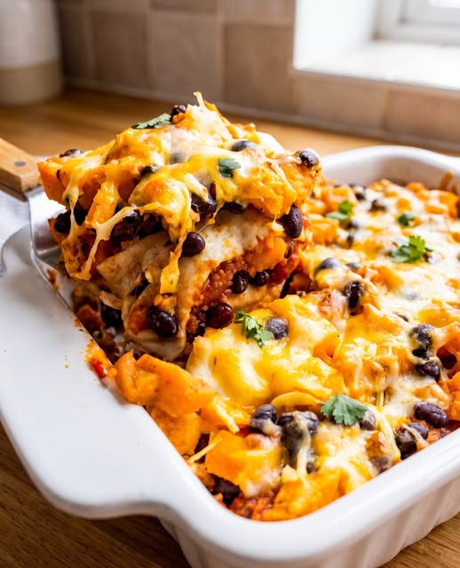 Bean Enchilada Casserole