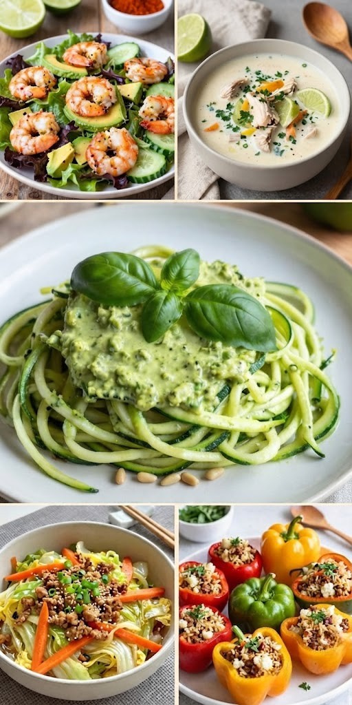 Avocado Pesto Zoodles