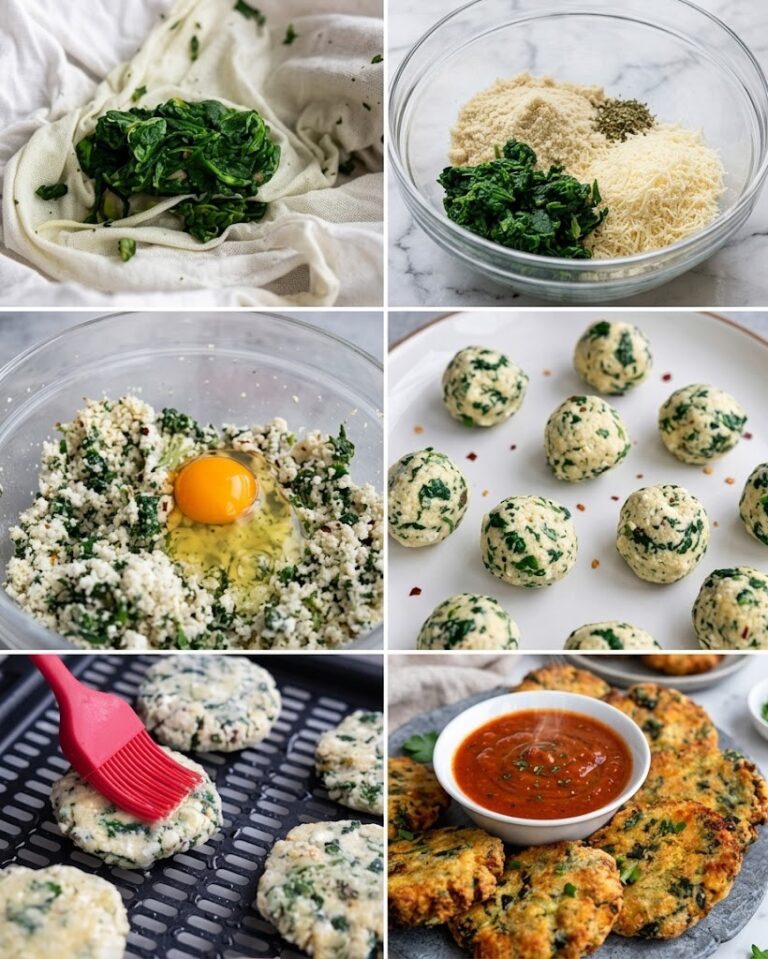 Spinach and Ricotta Fritters